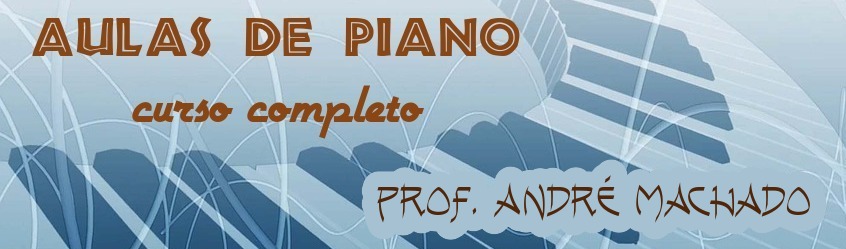 aulas de piano rj - Prof. André Machado